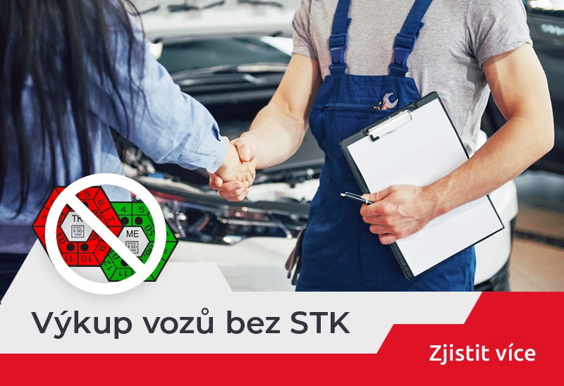 Výkup vozidel bez STK. Zjistit výkupní cenu.